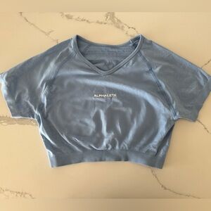 NWOT Alphalete Crop Top Medium Blue